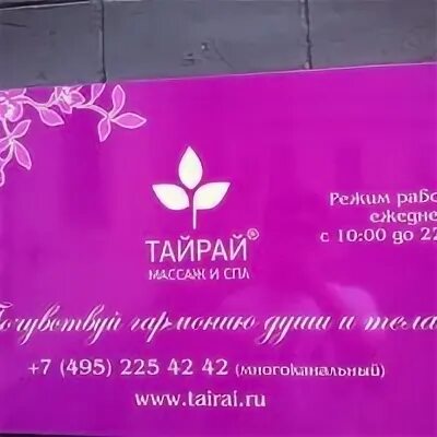 Тай тай мурманск