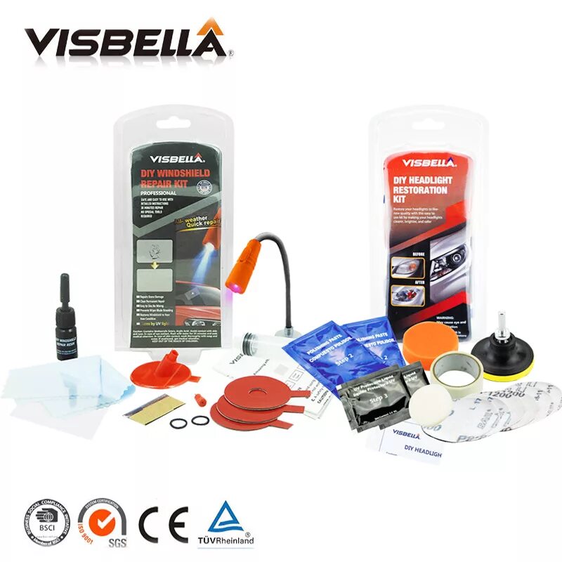 Набор ремонта трещин стекол. Набор для ремонта автостекла Visbella wg0003cr5p. Visbella Windshield Repair Kit. Visbella для стекла. Windshield клей для стекла.