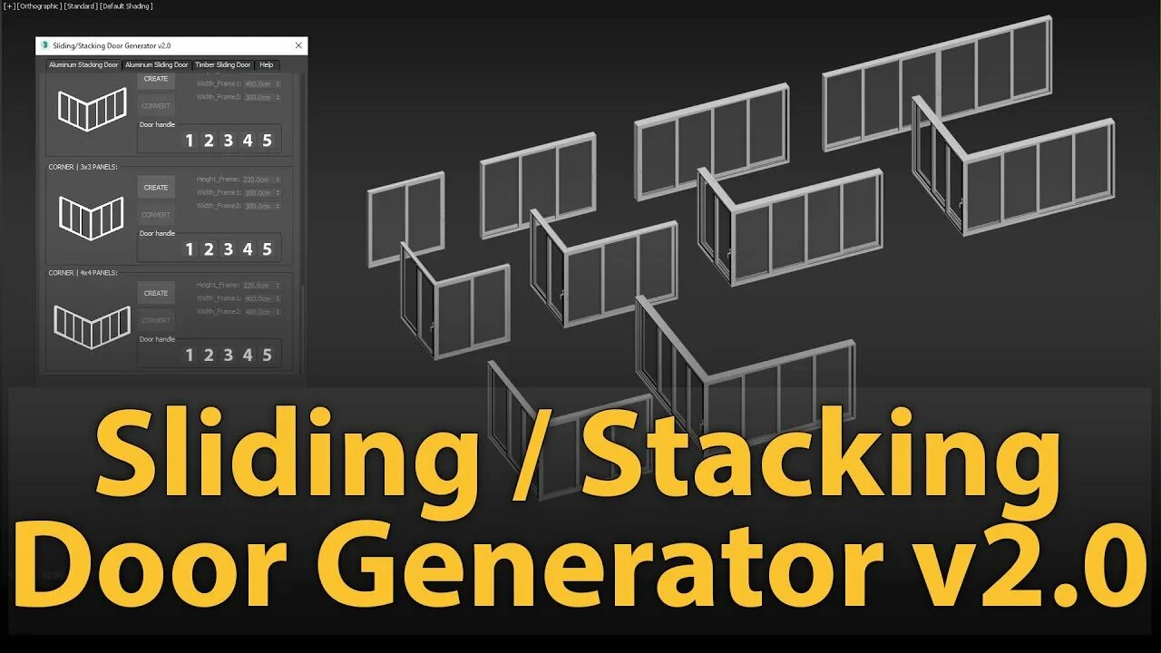 Generator v 1.0. Доор стак. aluminum_window_generator_v2. door stack ава. doors guiding light generator.