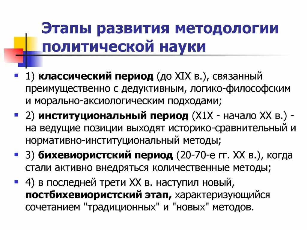 Этапы развития политологии. Этапы развития политической науки. Этапы формирования политической науки. Методология политической науки.