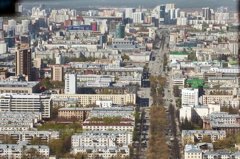 Flying over Yekaterinburg Photo: Vladimir Zadumin 2022 Интересный Екатеринбург В