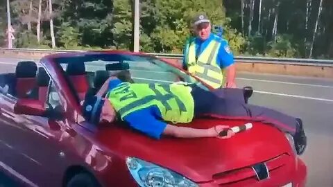 Сбитые гаишника