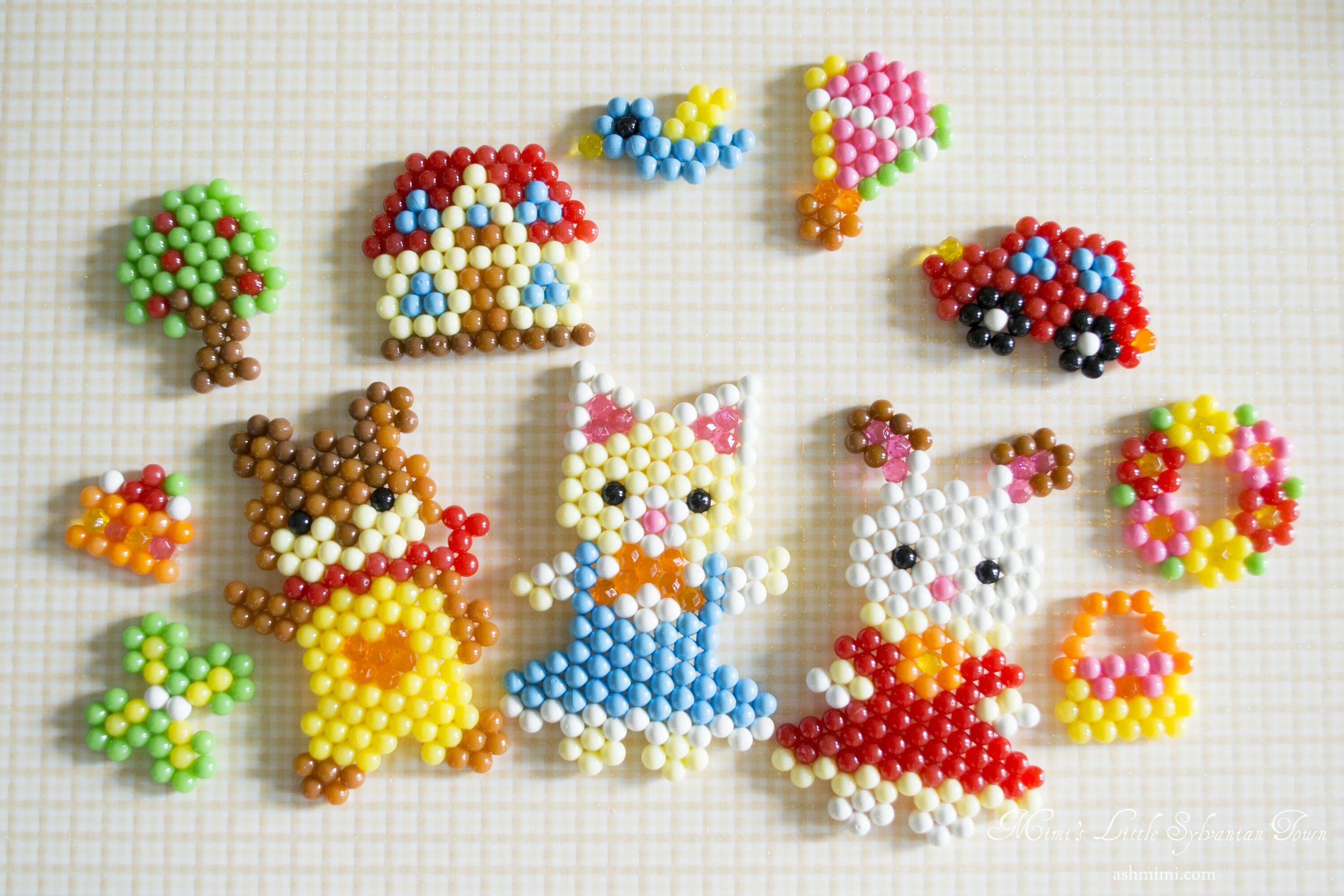 аква бидс схемы. фигурки из аква мозаики животные. котик из аква мозаики. Aquabeads пеппа. аквабитс белочка.