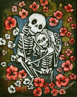 Goth skeletons