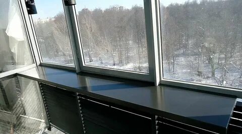 Окно балкон подоконник