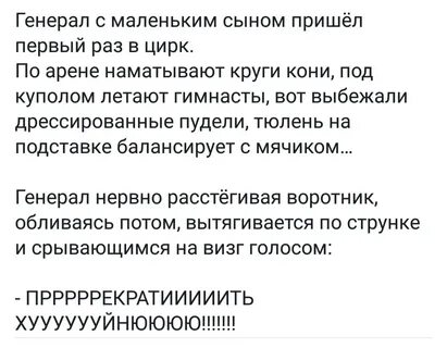 Приходите генералы в воскресенье в зоопарк