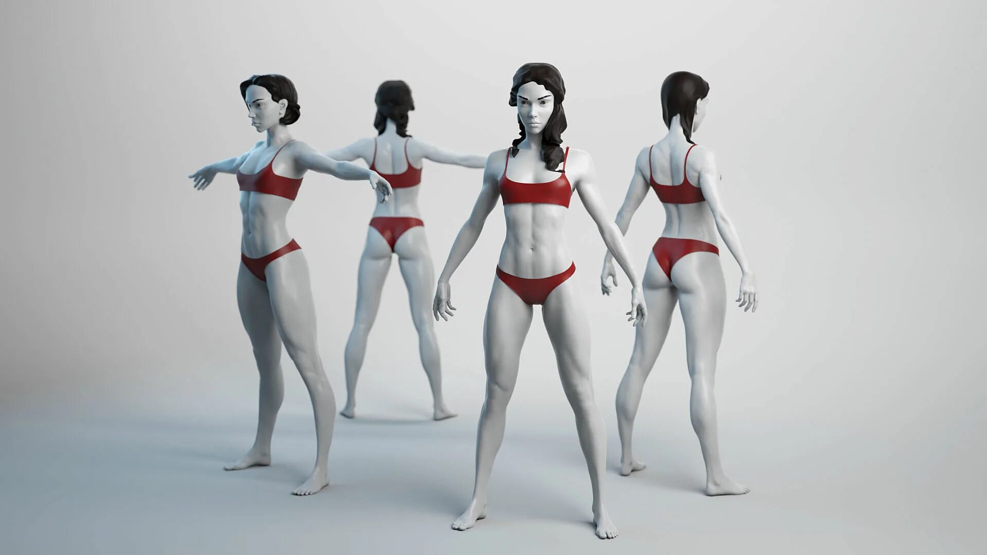 New 3d model. Cubebrush – female basemesh 01. 3d модель девушки. 3д модель в купальнике. 3д модели подборка.