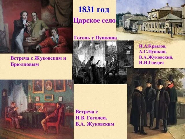 Гоголь пушкин жуковский. Гоголь пушкин жуковский