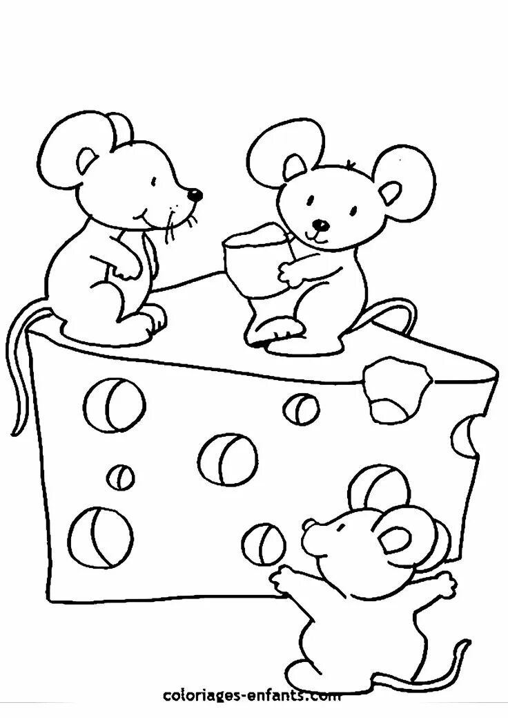 Мышки картинки для детей распечатать Free Printable Mouse Coloring Pages For Kids Animal coloring pages, Coloring pag