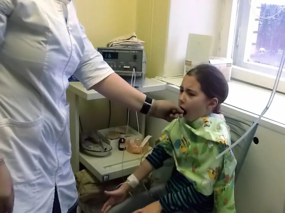 Зонт под наркозом
