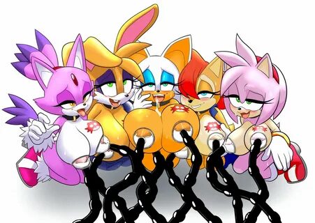 rouge the bat, sally acorn, archie comics, sega, sonic the hedgehog (archie...