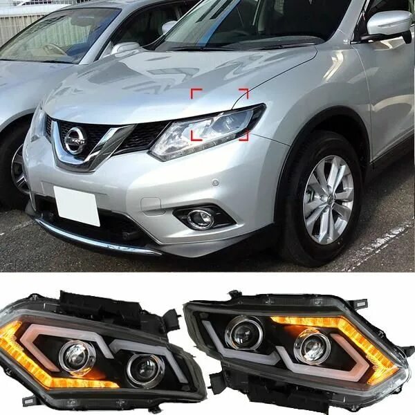 Nissan x trail t32 лампа. Фара nissan x-trail t32. led фары nissan x-trail t32. фара ниссан х-трейл т32. фара x trail t32.