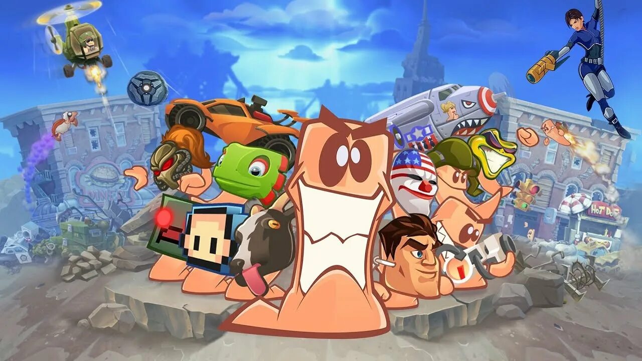 Worms merge. Worms w.m.d игра. worms wmd. worms wmd ps4. worms w. m. d. all stars.