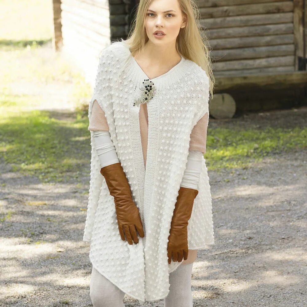 Сайт накидка. Белый кардиган *Heine Crochet Cardigan*. Накидка вязаная женская. Стильная вязаная накидка. Вязаные оригинальные накидки.