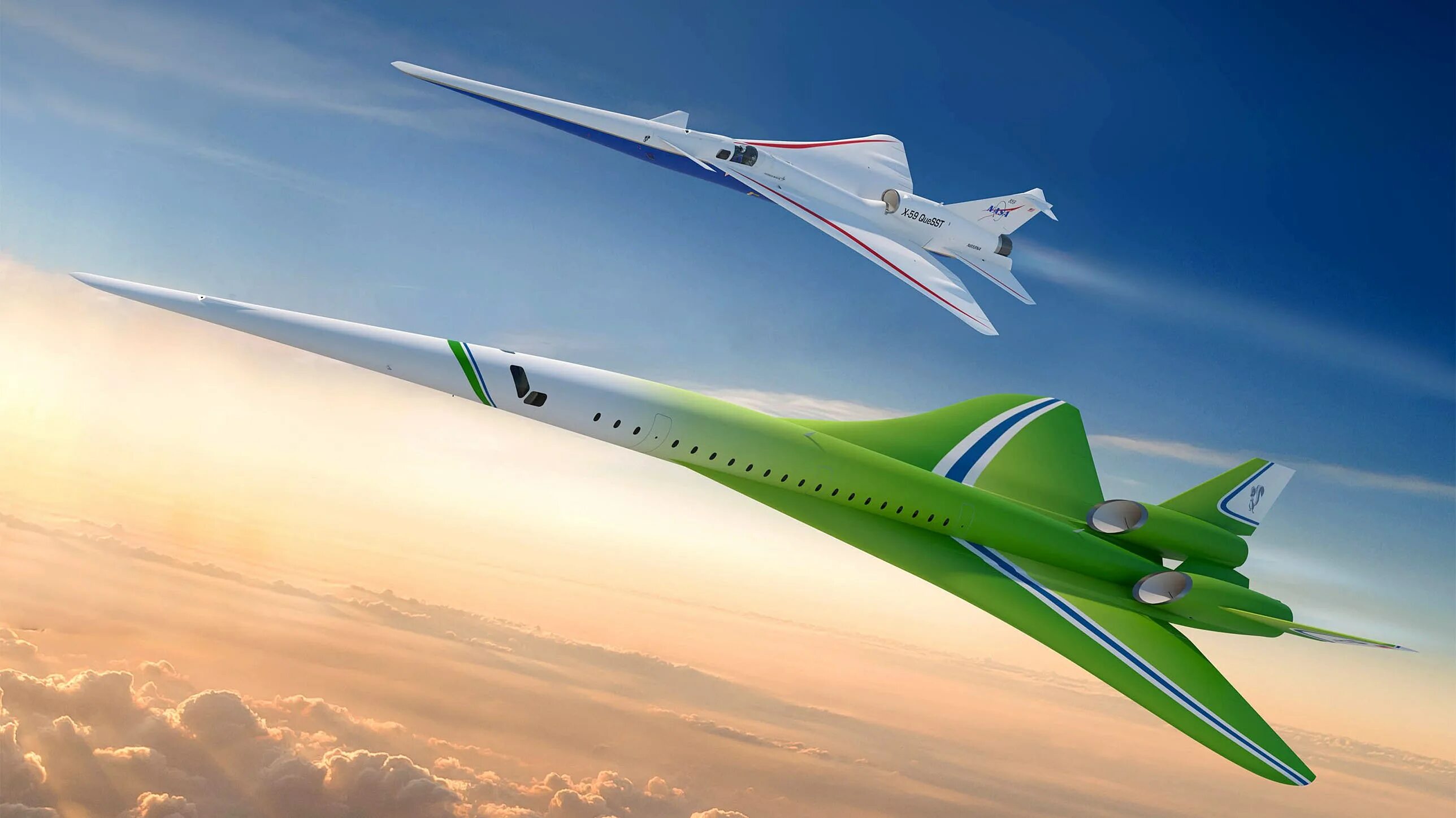 Lockheed Martin x-59. X-59 Supersonic Jet. Сверхзвуковые самолеты x-59 QUESST.