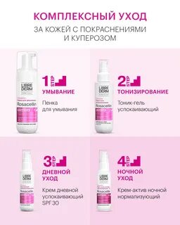 Либридерм розацелин пенка