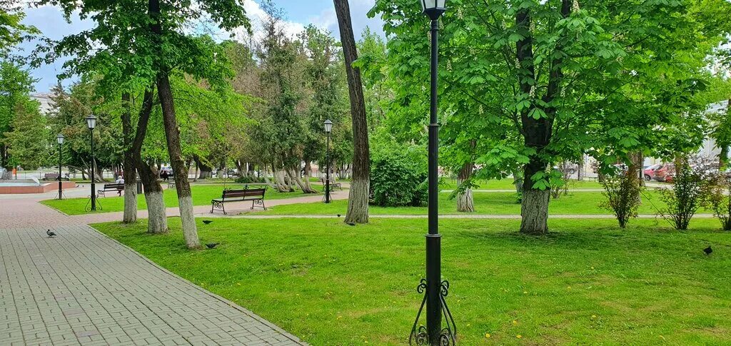 Фонтан, фонтан, Калуга, сквер имени Ленина Яндекс Карты