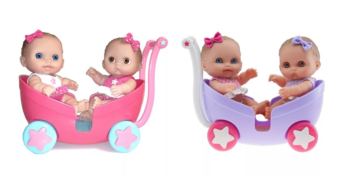 Пупс 2. Интерактивные куклы Близнецы gute Twins в коляске. Набор из двух пупсов Twins в коляске. Пупс девочка. Пупс игрушка маленькая.