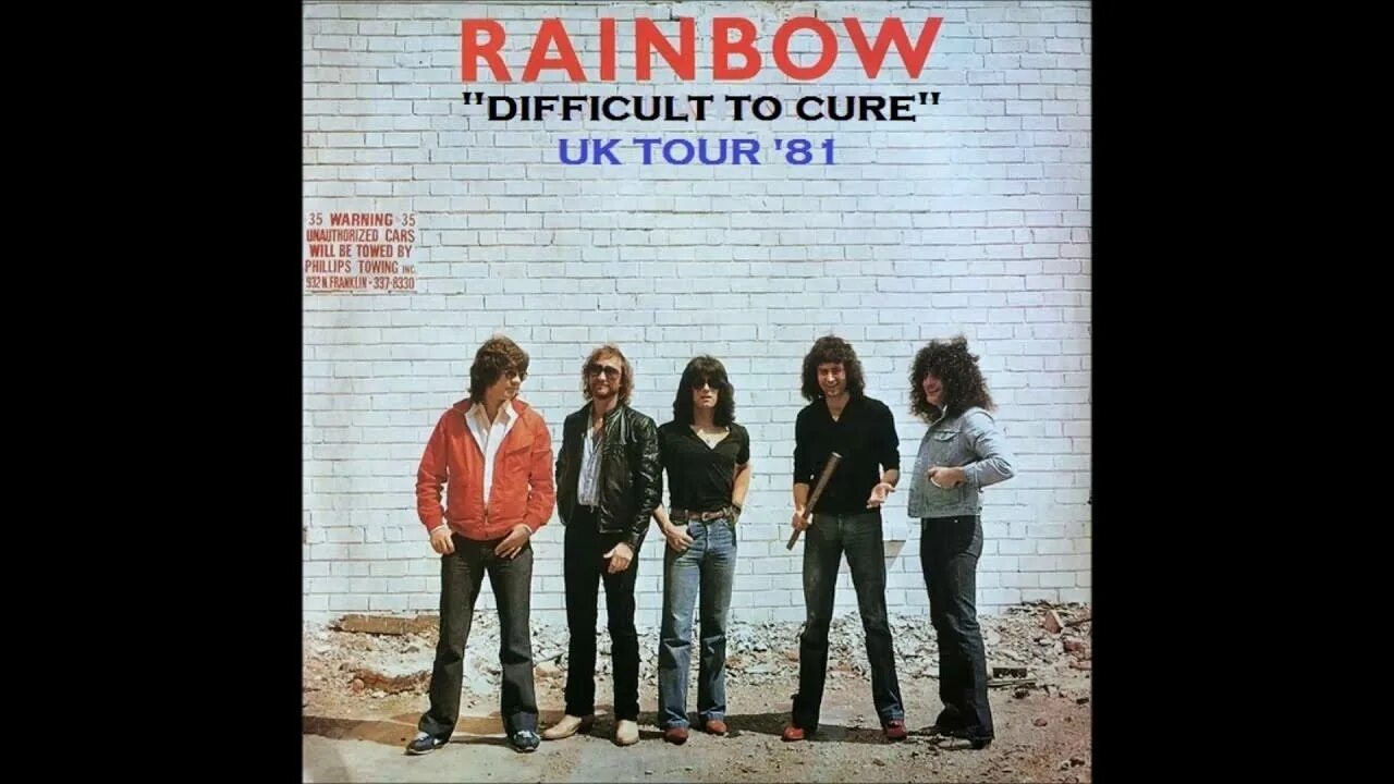 Rainbow difficult to Cure обложка альбома.