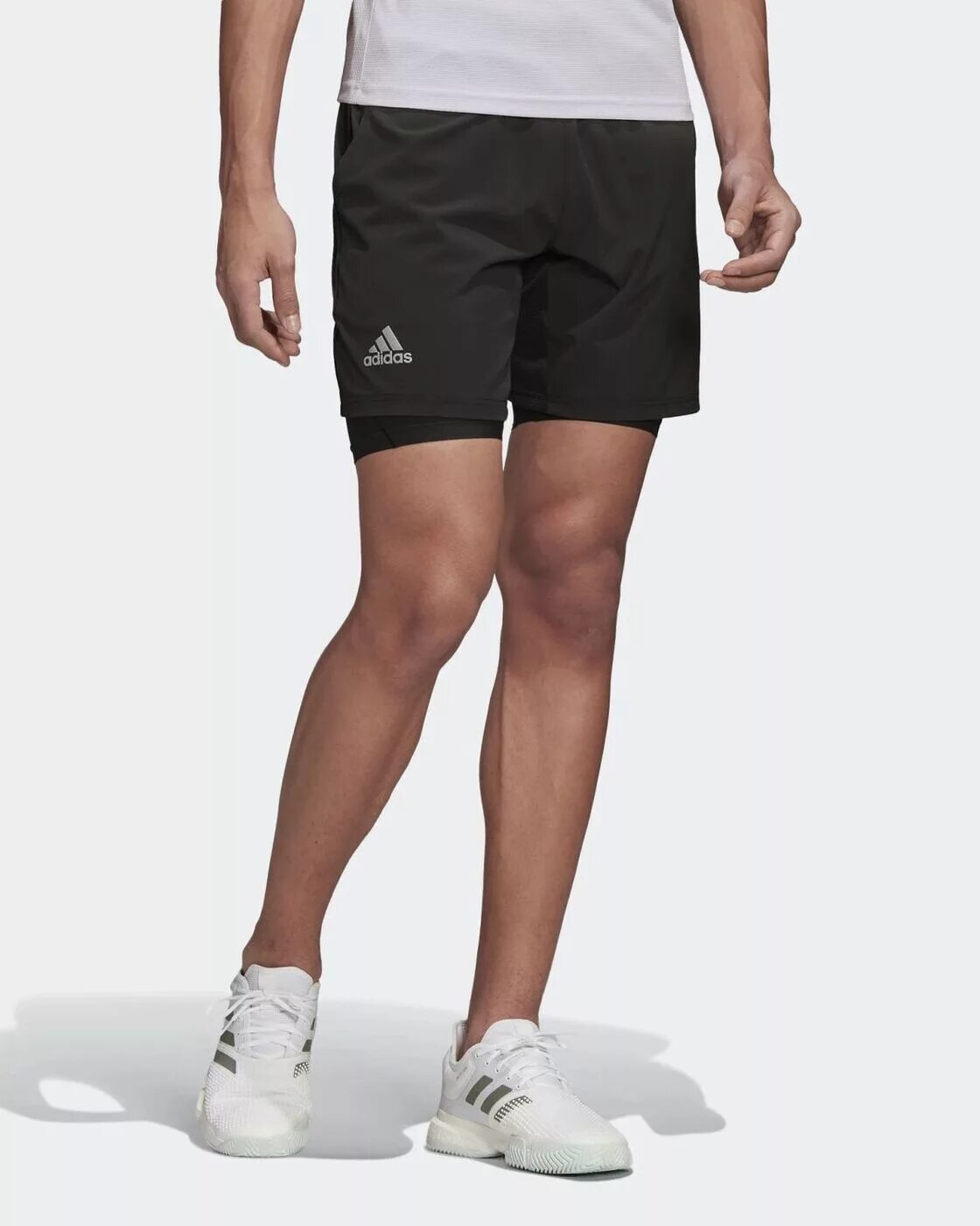 Adidas шорты мужские 2in1. Awv002 adidas шорты. Шорты адидас мужские теннисные. Шорты adidas серые теннисные.