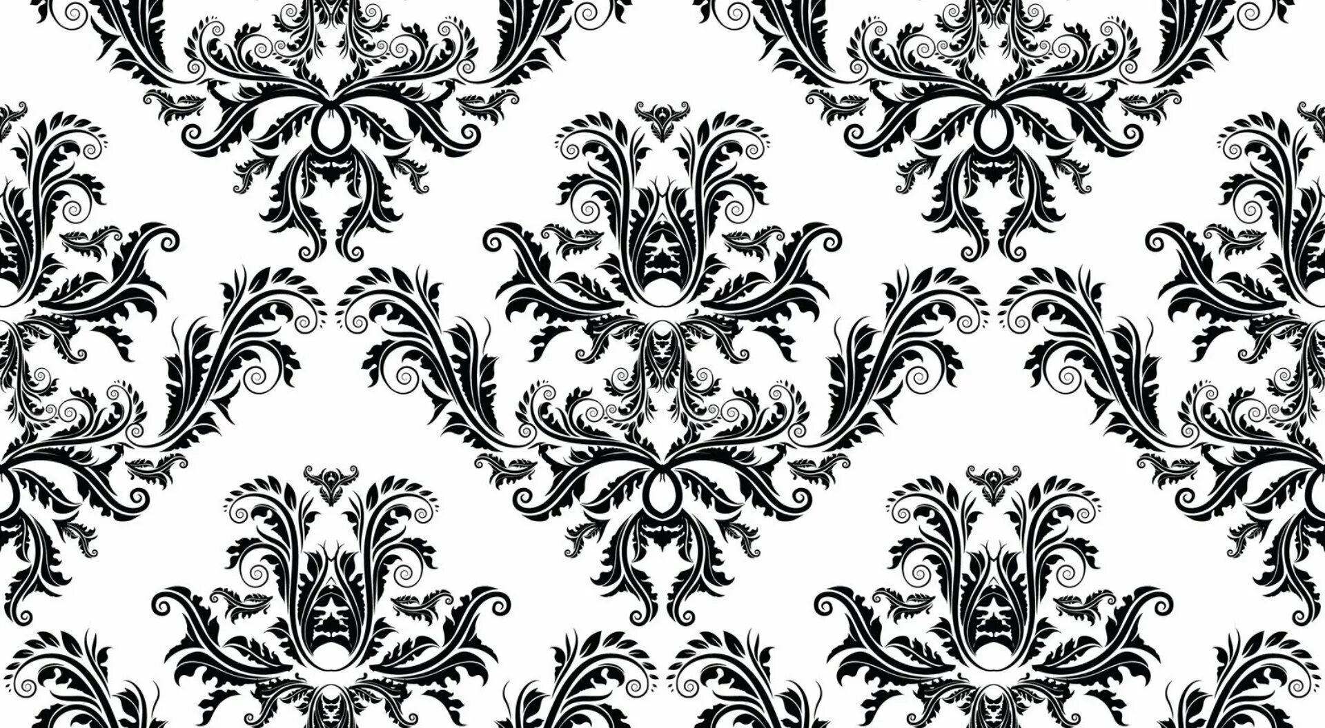 Обои на прозрачном фоне. Damask pattern. Барокко стиль Дамаск. Классический орнамент. Винтажный узор.