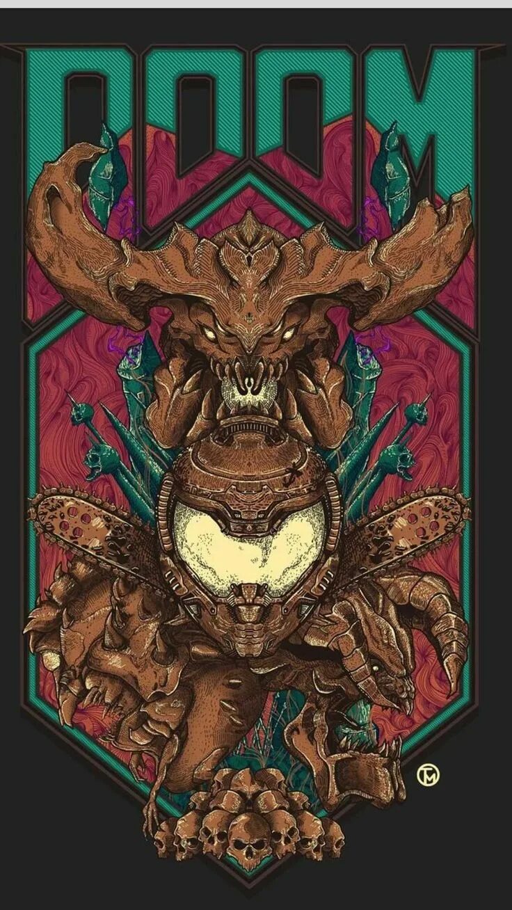 Дум т. Doom eternal. дум 4 постер.