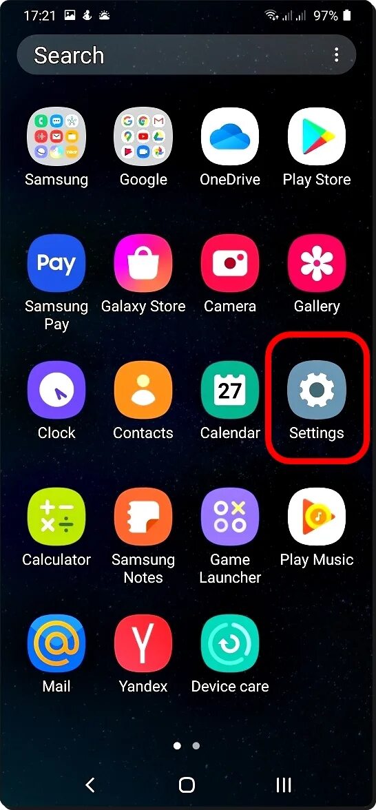 Samsung добавить приложение
