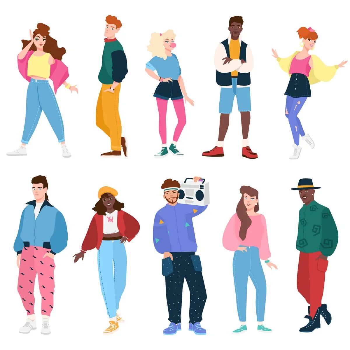 Clothes people are wearing