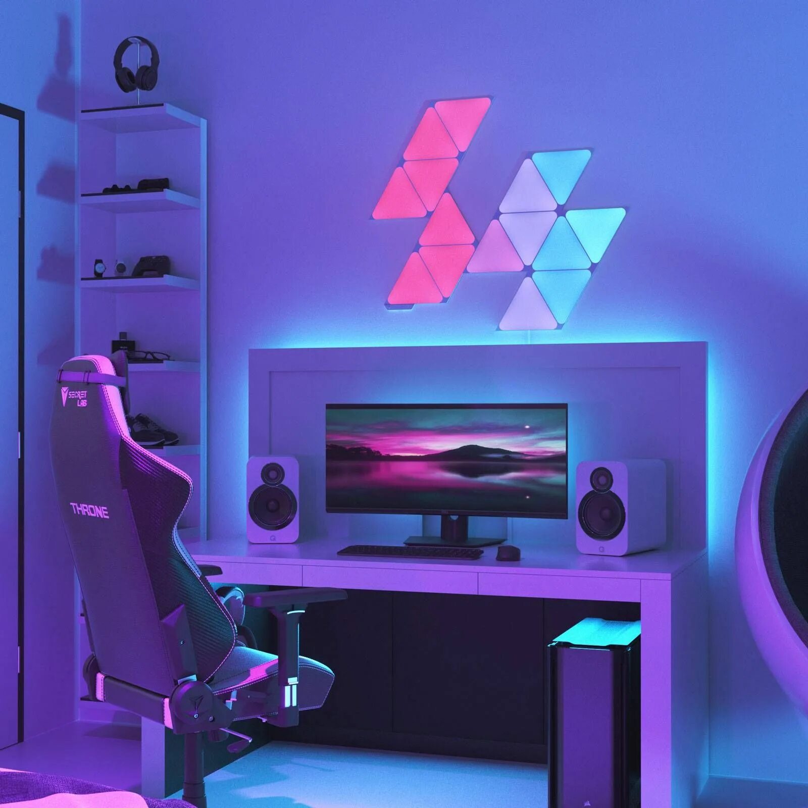 Nanoleaf panel. Nanoleaf shapes triangles. световая панель xiaomi nanoleaf smart. умная система освещения nanoleaf light panels (9 панелей. nanoleaf aurora smart led light panels, shape: triangle.