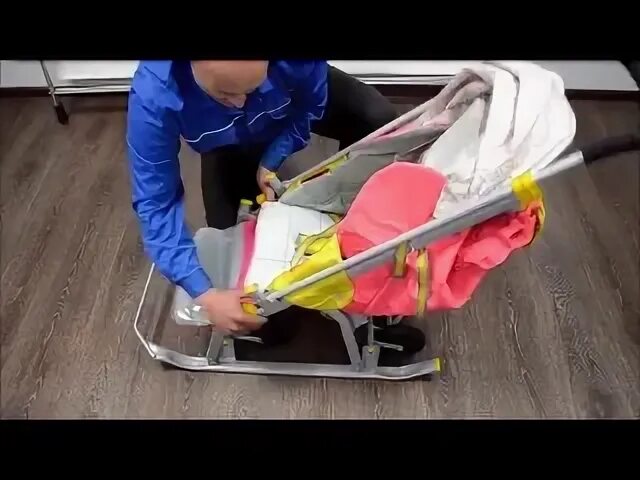 Сборка санок коляски