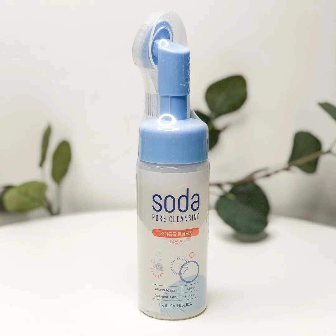 Soda pore deep cleansing. Holika Holika Soda Pore Cleansing Bubble Foam 150ml. Пенка для лица Soda Tok Tok clean Pore Bubble Foam. Пенка для умывания Soda Pore Cleansing. Soda Pore Cleansing пенка с щеточкой.