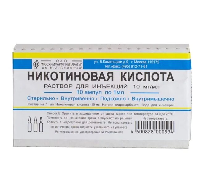 Р р никотиновой кислоты