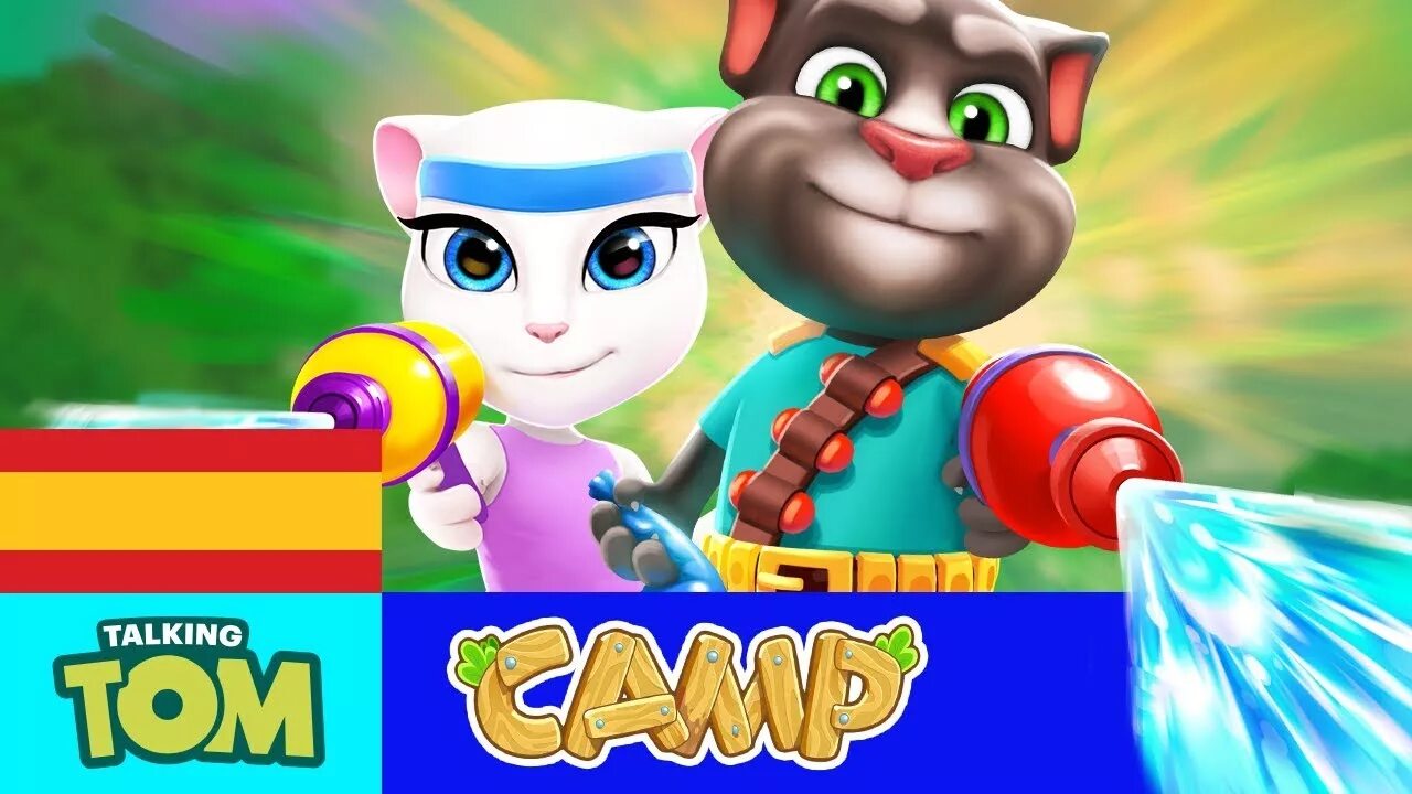 Talking Tom Camp. Том водная битва. Игра том водная битва. Говорящий том битва водой.