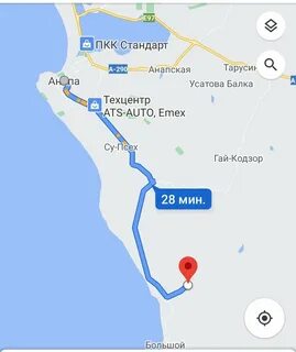 Анапа анапская расстояние