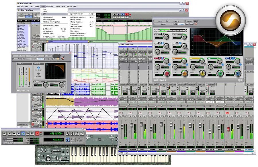 Pro Tools le. Digidesign Pro Tools. Pro Tools 7. Pro Tools 5.1.3. Tools 4.0