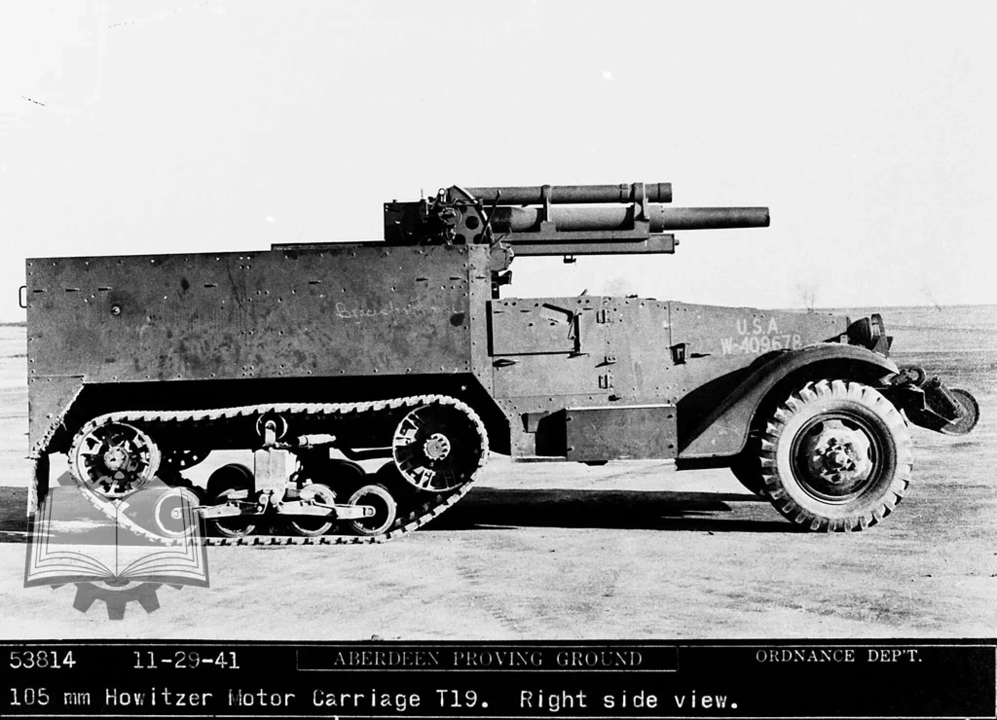 Т 19 купить. T19 105mm Howitzer Motor Carriage. 105-Мм т19 САУ. 105 Мм гаубица САУ. T19 САУ.