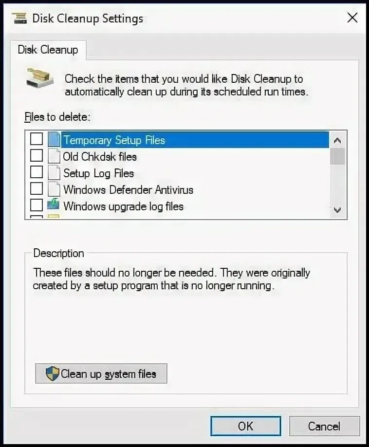Cleanmgr windows