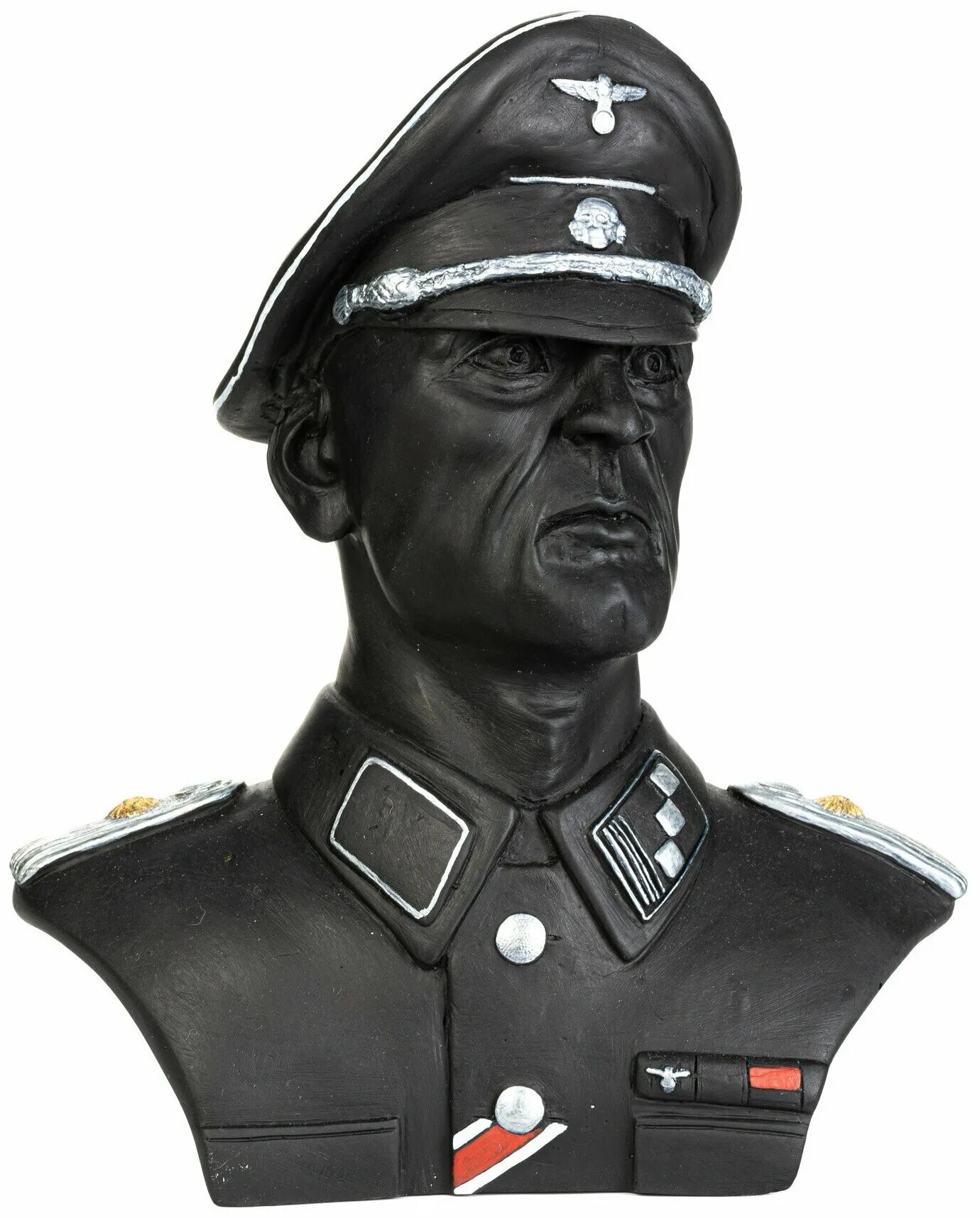 немецкий бюст. бюст немецкого офицера сс № 35. карел роден офицер сс. бюст немецкого солдата в каске. бюст немецкого солдата.