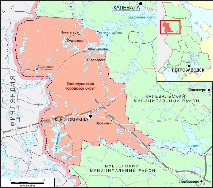 границы костомукшского заповедника. национальный парк калевальский карелия. костомукша на карте карелии. районы костомукши. районы костомукши.