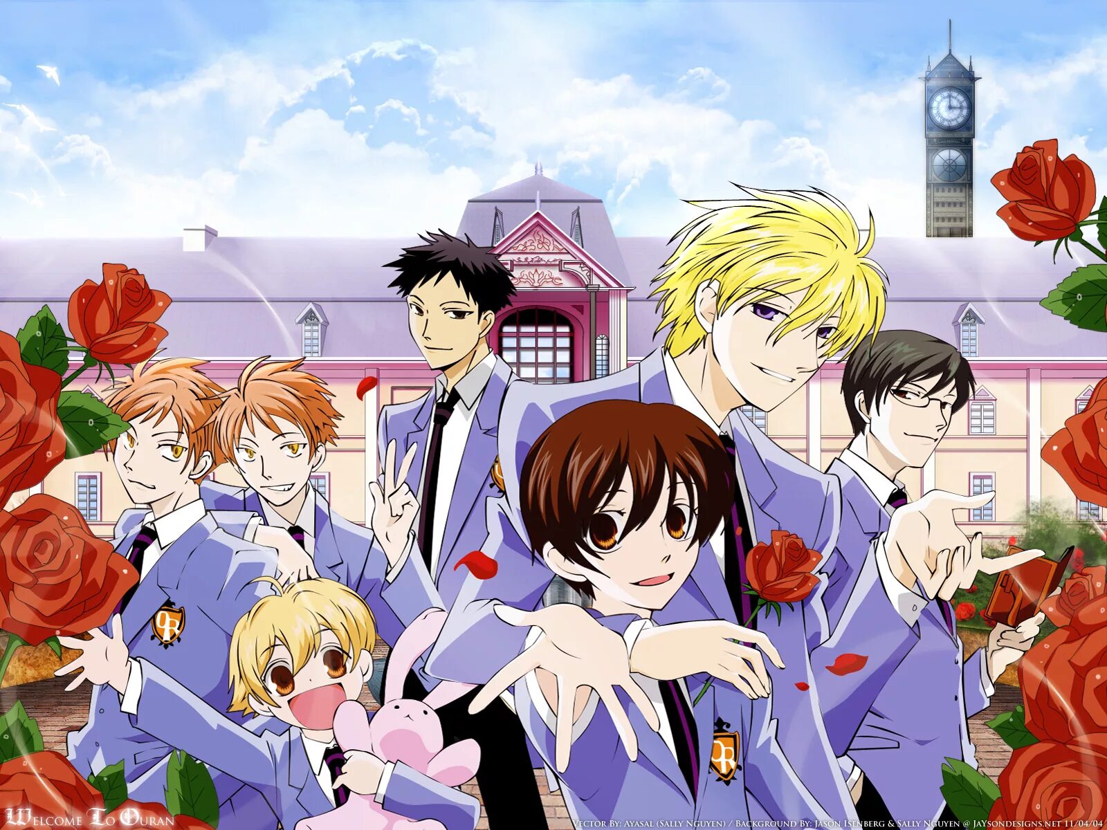 Ouran host. Клуб свиданий старшей школы Оран.