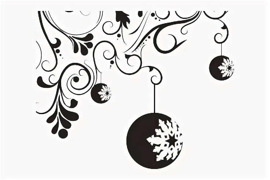 Новогодний узор рисунок. Новый год силуэт. Зима эстетика. Новый год рисунок чб. Елка силуэт.