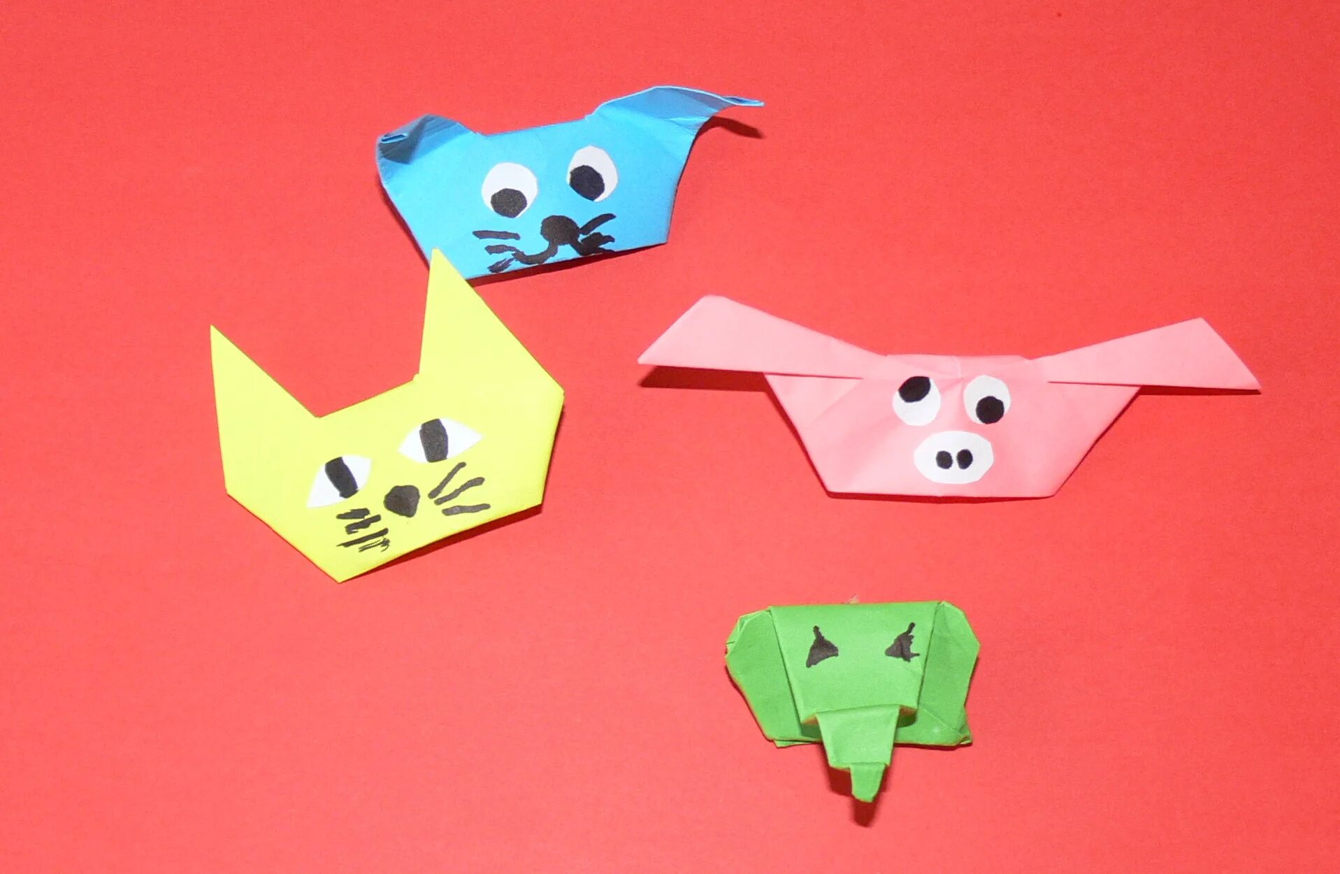 Оригами. Оригами для детей. Простое оригами. Поделки из бумаги оригами.