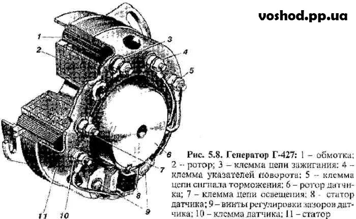 Подключение генератора восход. Схема подключения генератора восход 6 вольт. генератор г 427 на иж планета. генератор г 427 схема подключения. генератор г427 схема обмоток.