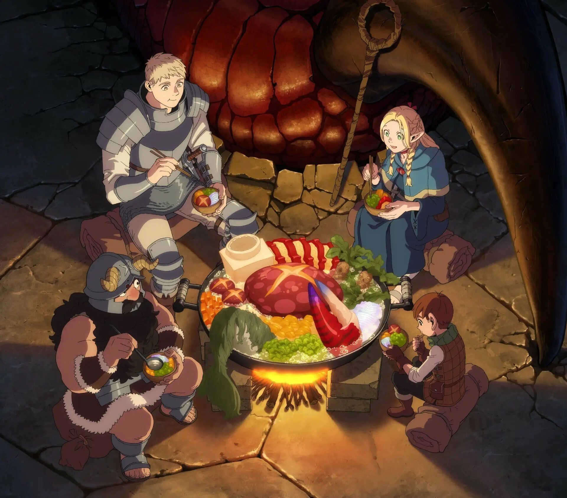 Delicious in dungeon. Подземелье вкусностей (dungeon meshi). фарлин dungeon meshi.