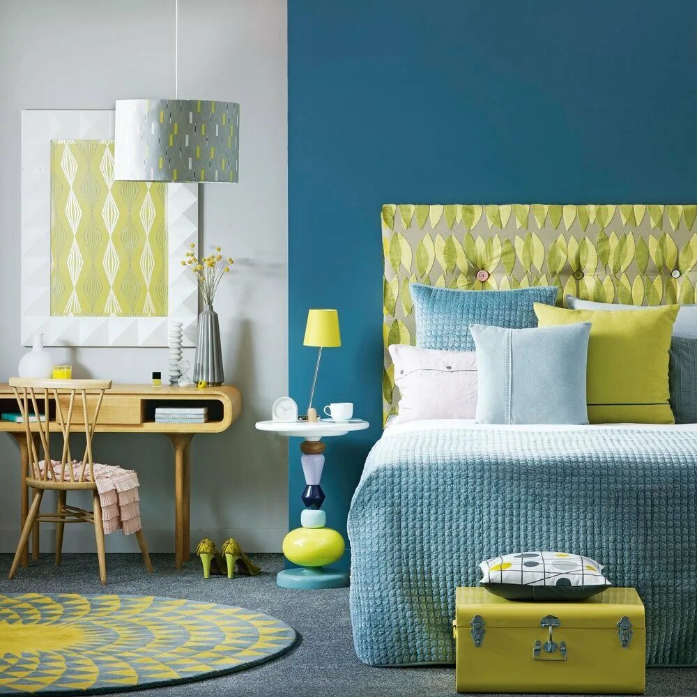 Желтый интерьер. Яркие стены в интерьере. Цветовые сочетания в интерьере. Цвета сочетающиеся с желтым в интерьере. Цвета сочетающиеся с желтым в интерьере.