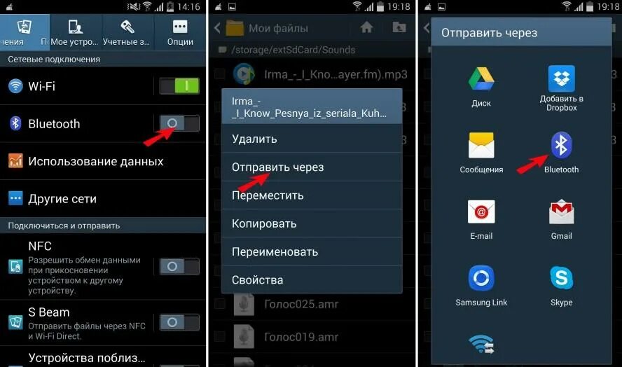 Переслать изображение