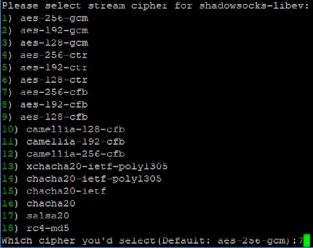 Shadowsocks ubuntu
