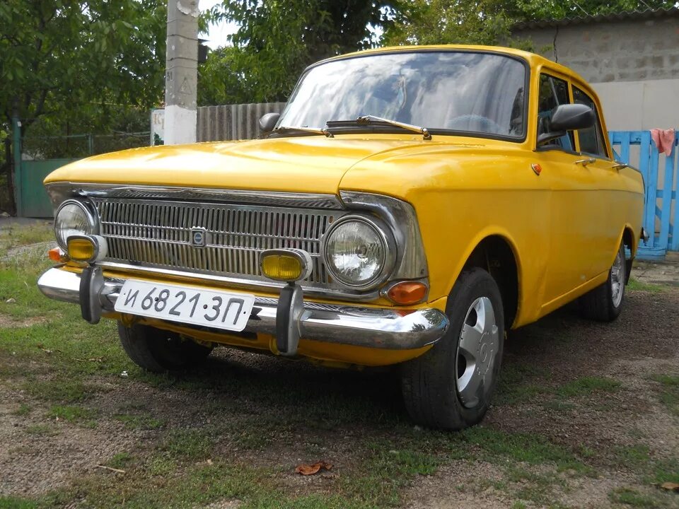 Москвич желтый фото Купить б/у Москвич 2140 1976-1988 2140 1.5 MT (75 л.с.) бензин механика в Москве
