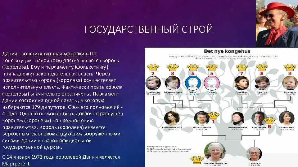 Главой государства является королева