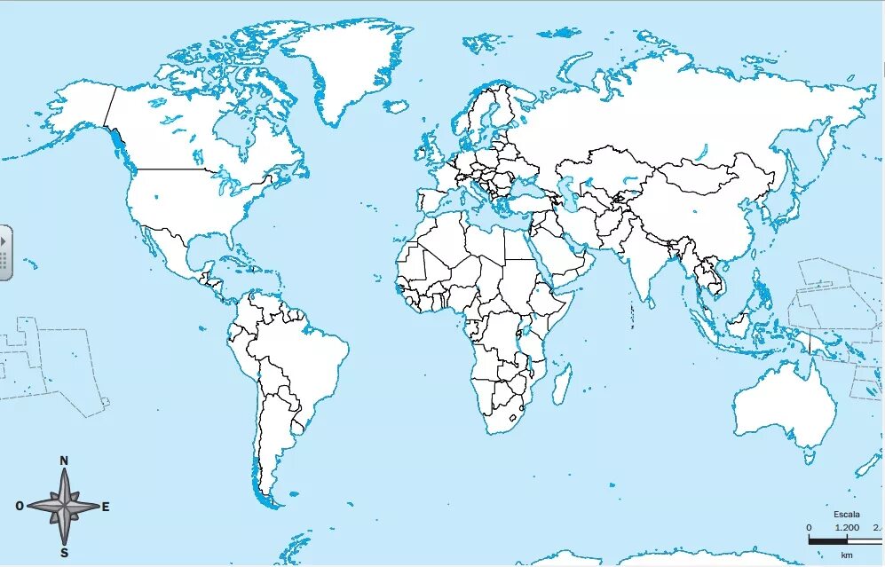 Карта пустая для заполнения